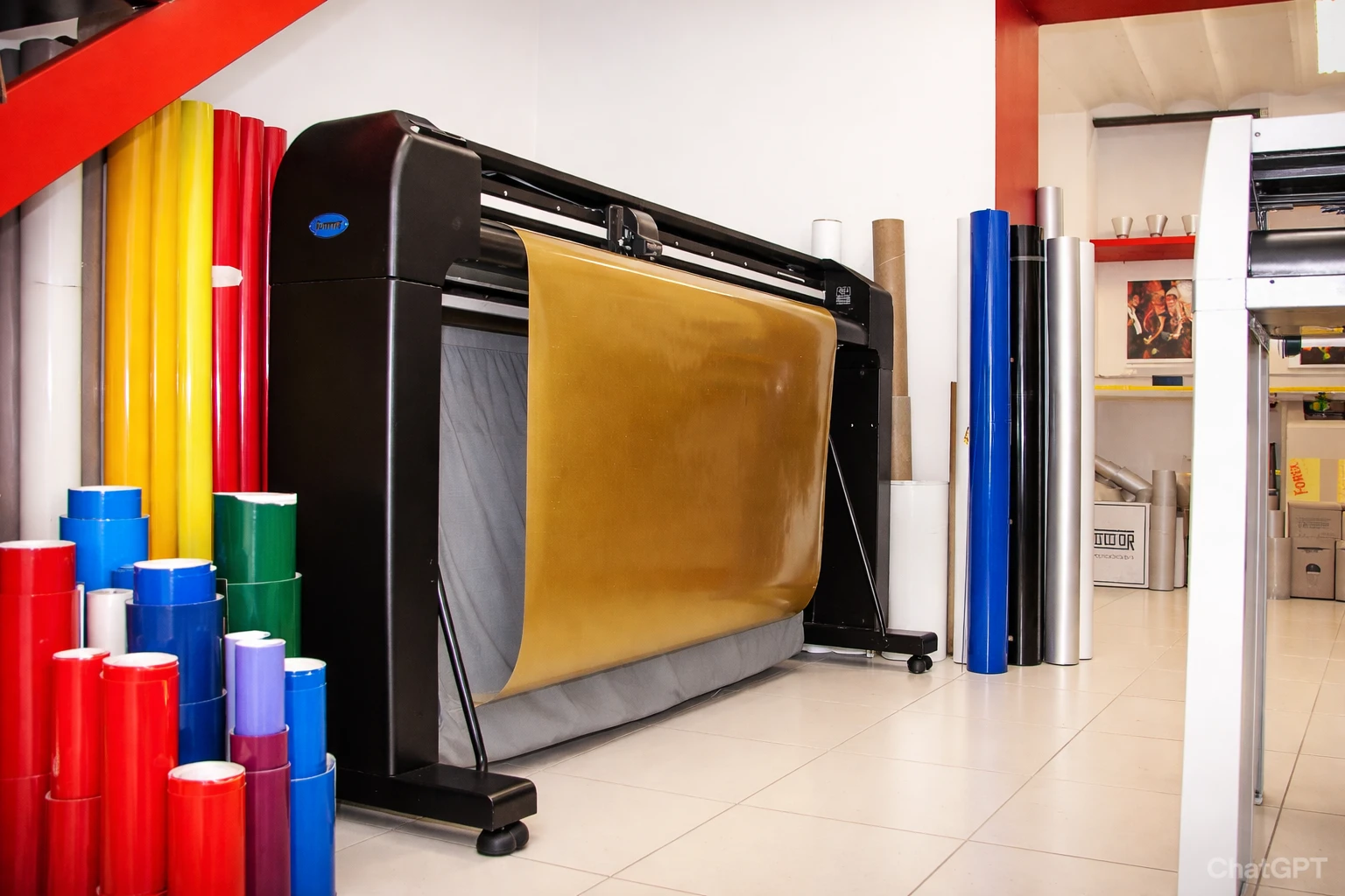 Diseño abstracto de vinilos